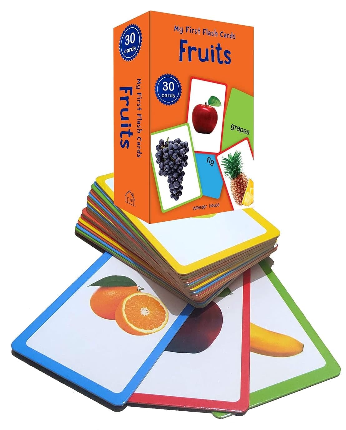 فلشکارت آموزشی میوهها برای کودکان by Wonder House Books مدل My First Flash Cards Fruits فلشکارت آموزشی میوهها برای کودکان by Wonder House Books مدل My First Flash Cards Fruits
