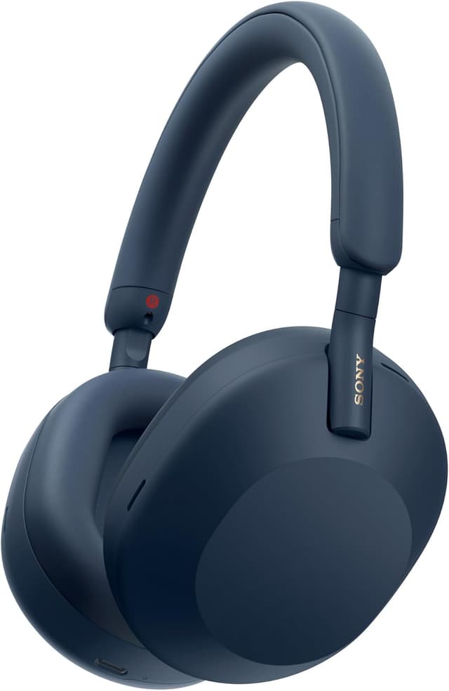 هدفون بیسیم دورگوشی نویزکنسلینگ Sony مدل WH 1000XM5 با میکروفون داخلی، شارژدهی 30 ساعت، آبی شب هدفون بیسیم دورگوشی نویزکنسلینگ Sony مدل WH 1000XM5 با میکروفون داخلی، شارژدهی 30 ساعت، آبی شب