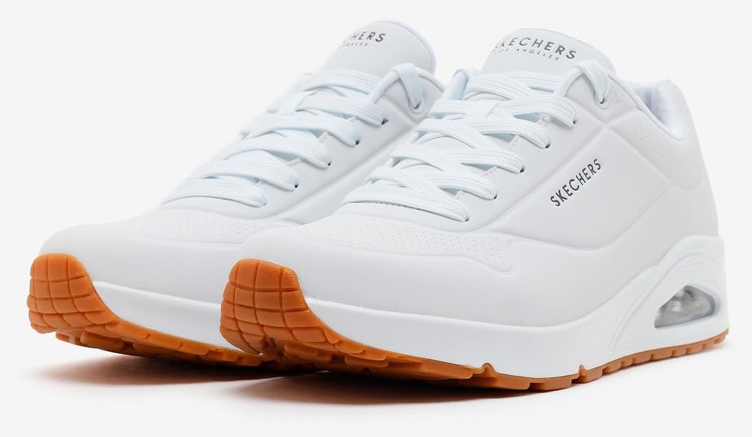 کفش اسنیکرز مردانه Skechers UNO STAND ON AIR سفید مدل 52458TK WHT کفش اسنیکرز مردانه Skechers UNO STAND ON AIR سفید مدل 52458TK WHT