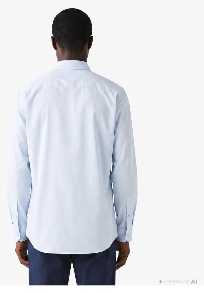 پیراهن مردانه Lacoste فیت اسلیم آبی روشن پیراهن مردانه Lacoste فیت اسلیم آبی روشن