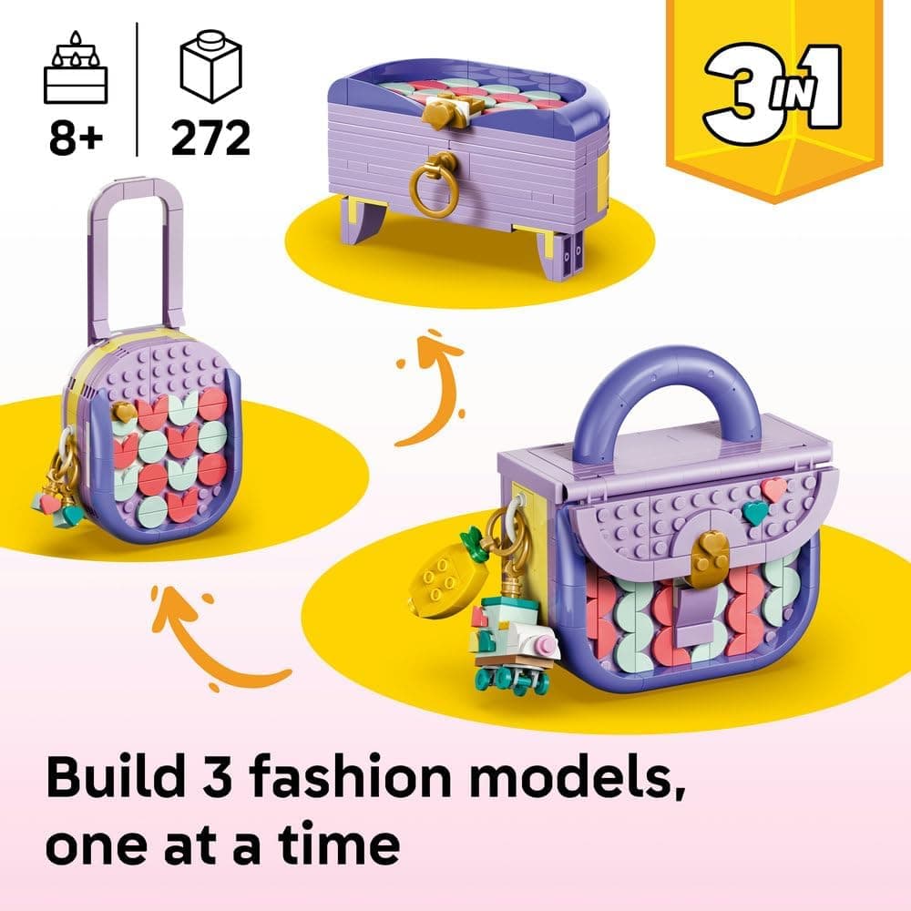 لگو کیف مدل Creator 3in1 Art Fashion Bag با فضای ذخیرهسازی 31391 لگو کیف مدل Creator 3in1 Art Fashion Bag با فضای ذخیرهسازی 31391