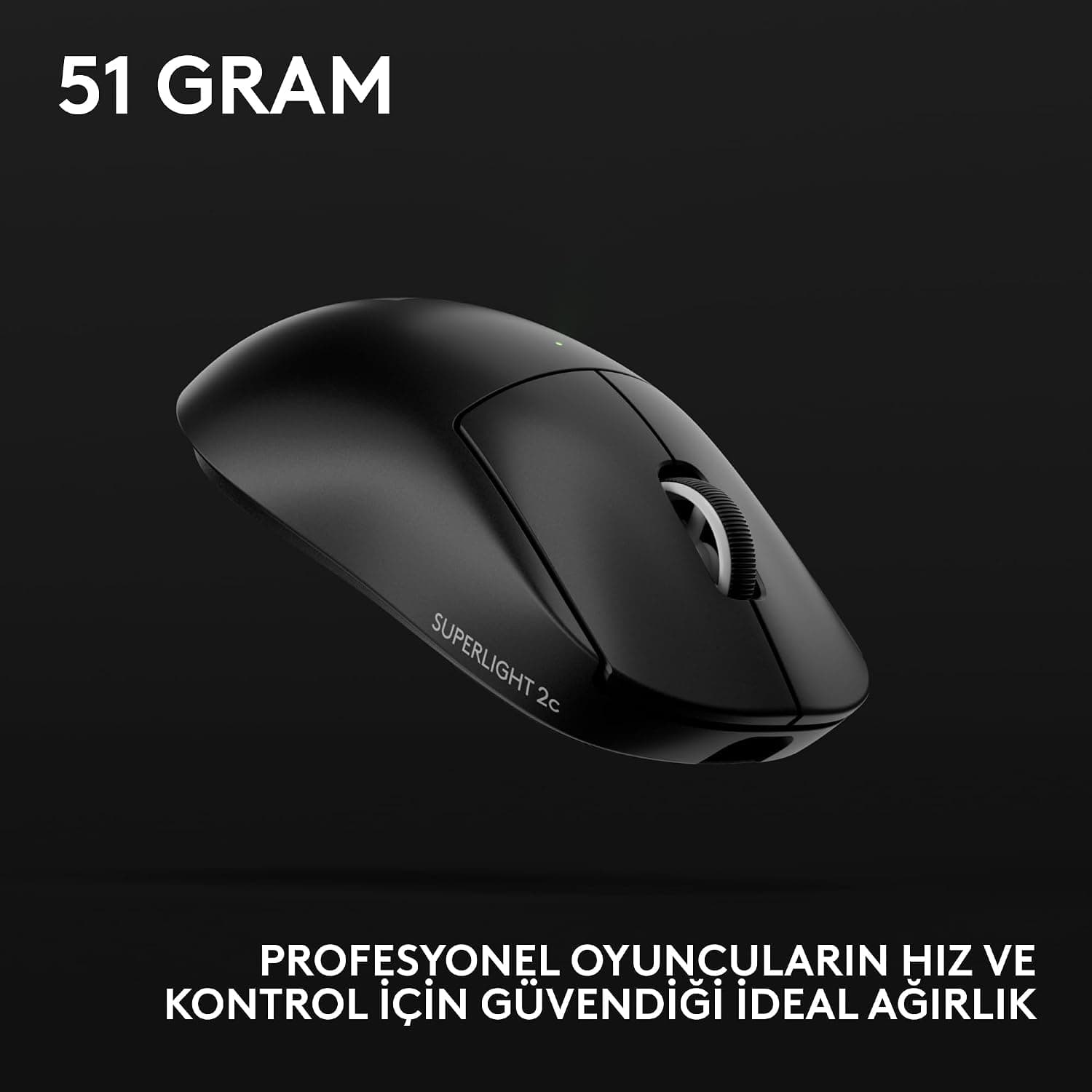 ماوس گیمینگ بیسیم Logitech G PRO X Superlight 2C سبک با حسگر Hero 2 و 44.000 DPI مشکی ماوس گیمینگ بیسیم Logitech G PRO X Superlight 2C سبک با حسگر Hero 2 و 44.000 DPI مشکی