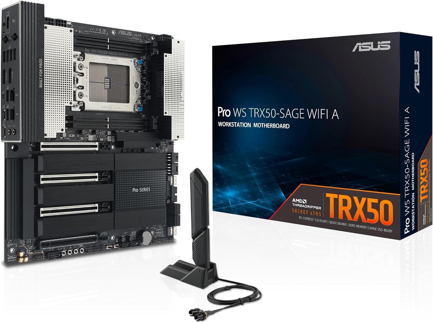 مادربرد ASUS Pro WS مدل TRX50-SAGE WiFi A با سوکت AMD sTR5 مادربرد ASUS Pro WS مدل TRX50-SAGE WiFi A با سوکت AMD sTR5