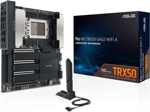 مادربرد ASUS Pro WS مدل TRX50-SAGE WiFi A با سوکت AMD sTR5 مادربرد ASUS Pro WS مدل TRX50-SAGE WiFi A با سوکت AMD sTR5