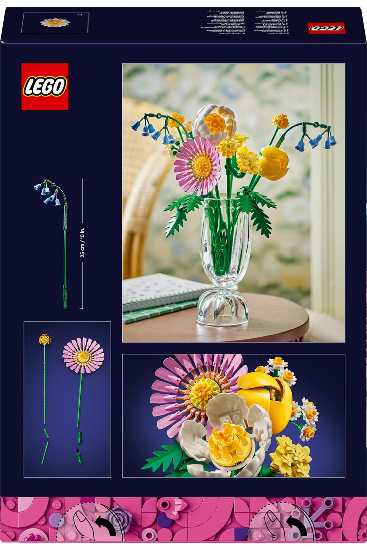ست ساختنی اسباببازی برای 9+ سال لگو Botanicals دستهگل زرد کوچک مدل 10347، 373 قطعه ست ساختنی اسباببازی برای 9+ سال لگو Botanicals دستهگل زرد کوچک مدل 10347، 373 قطعه