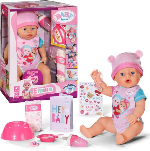 عروسک نوزاد BABY born برند Zapf Creation مدل Emma با قد 43 cm عروسک نوزاد BABY born برند Zapf Creation مدل Emma با قد 43 cm