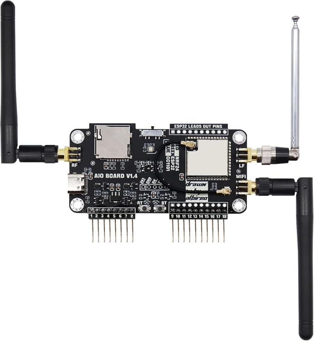 برد توسعه NRF24+ESP32 2.4G برای Flipper Zero AYWHP با پشتیبانی CC1101 و NEF Sniffer/Mousejacker برد توسعه NRF24+ESP32 2.4G برای Flipper Zero AYWHP با پشتیبانی CC1101 و NEF Sniffer/Mousejacker