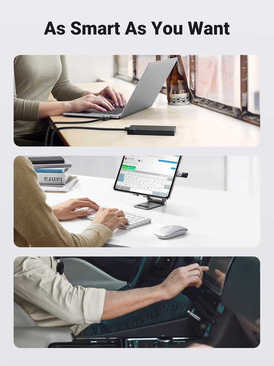 مبدل USB-C نری به USB 3.0 مادگی UGREEN، OTG، سرعت 10Gbps، بسته 2 عددی مبدل USB-C نری به USB 3.0 مادگی UGREEN، OTG، سرعت 10Gbps، بسته 2 عددی