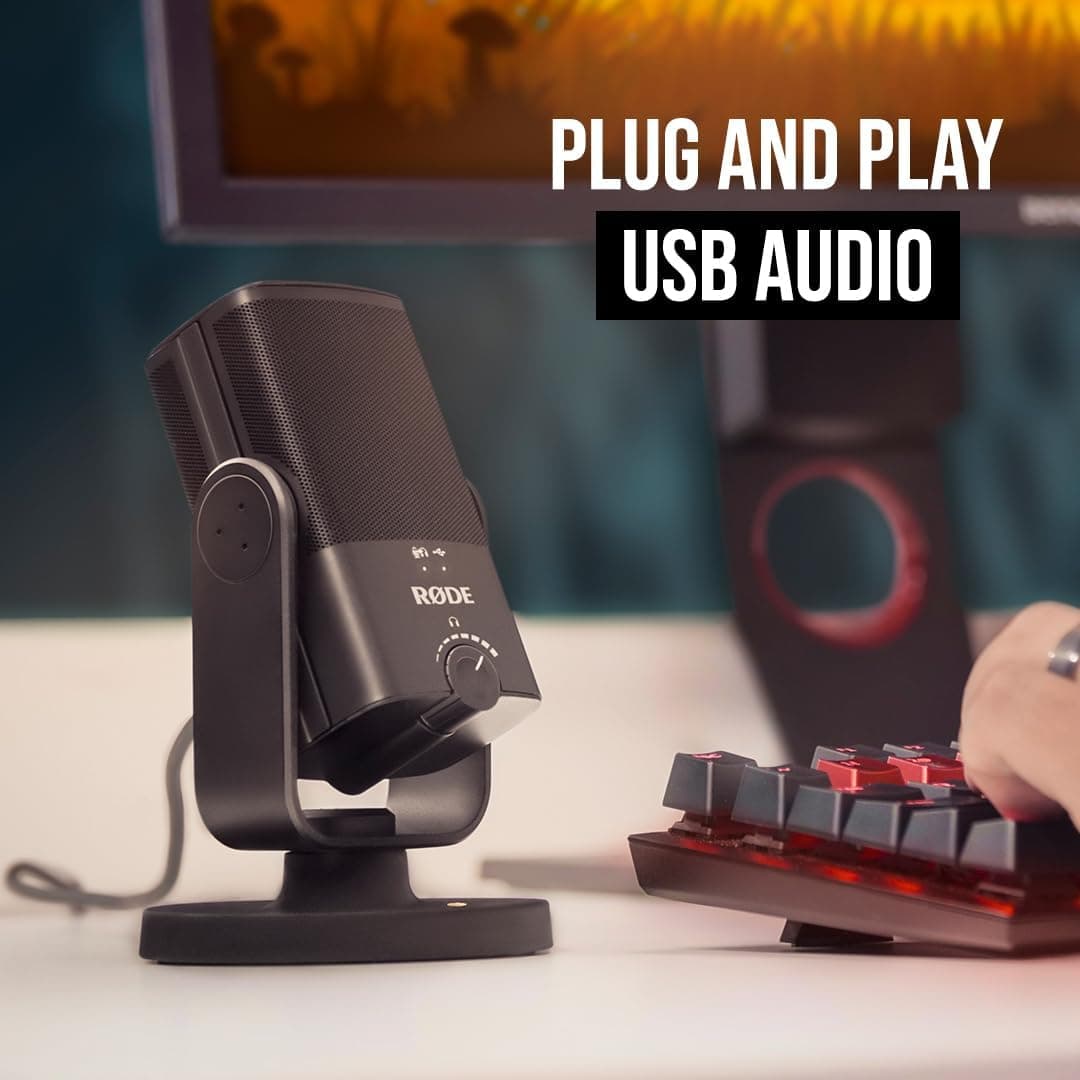 میکروفون RØDE کاندنسر USB با کیفیت استودیویی مدل NT-USB Mini میکروفون RØDE کاندنسر USB با کیفیت استودیویی مدل NT-USB Mini