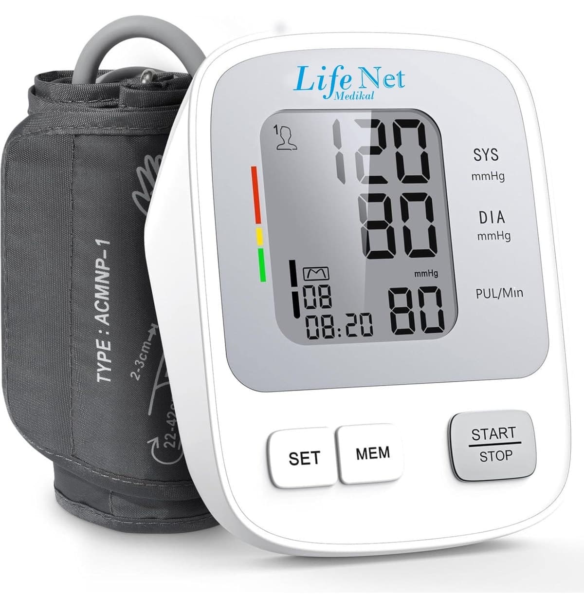 دستگاه فشارسنج بازویی Life Net Medikal با نبضسنج و ورودی USB مدل WBP-108 دستگاه فشارسنج بازویی Life Net Medikal با نبضسنج و ورودی USB مدل WBP-108