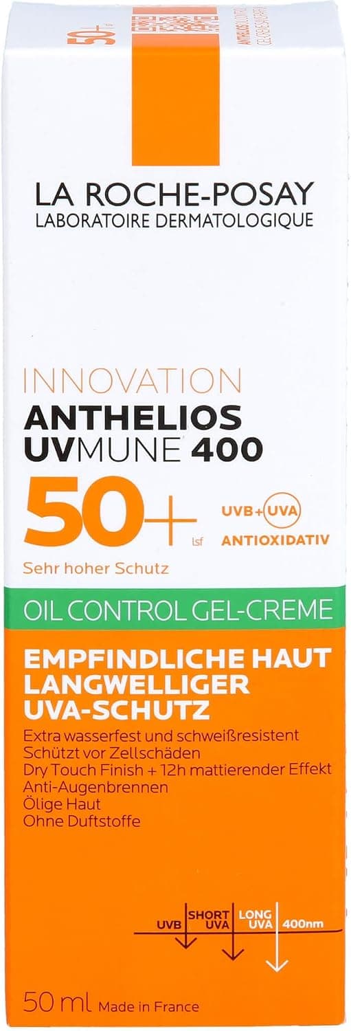 کرم ژل ضدآفتاب La Roche-Posay کنترل چربی SPF 50+ بدون عطر Anthelios UV Mune 400 50 ml کرم ژل ضدآفتاب La Roche-Posay کنترل چربی SPF 50+ بدون عطر Anthelios UV Mune 400 50 ml