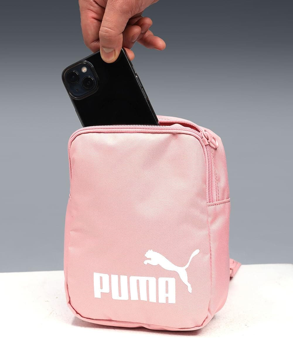 کیف دوشی قابلحمل بزرگسالان یونیسکس PUMA Phase صورتی سایز استاندارد مدل 57-091173-3 کیف دوشی قابلحمل بزرگسالان یونیسکس PUMA Phase صورتی سایز استاندارد مدل 57-091173-3