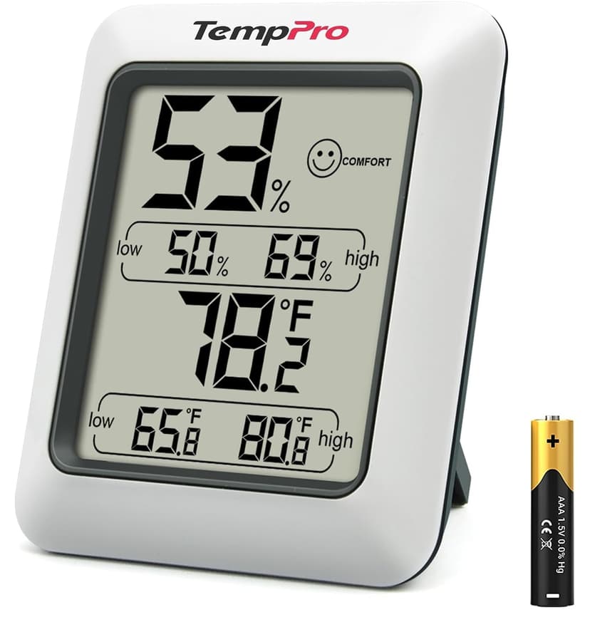 ترموهیگرومتر دیجیتال داخلی ThermoPro دماسنج و رطوبتسنج مدل TP50 ترموهیگرومتر دیجیتال داخلی ThermoPro دماسنج و رطوبتسنج مدل TP50