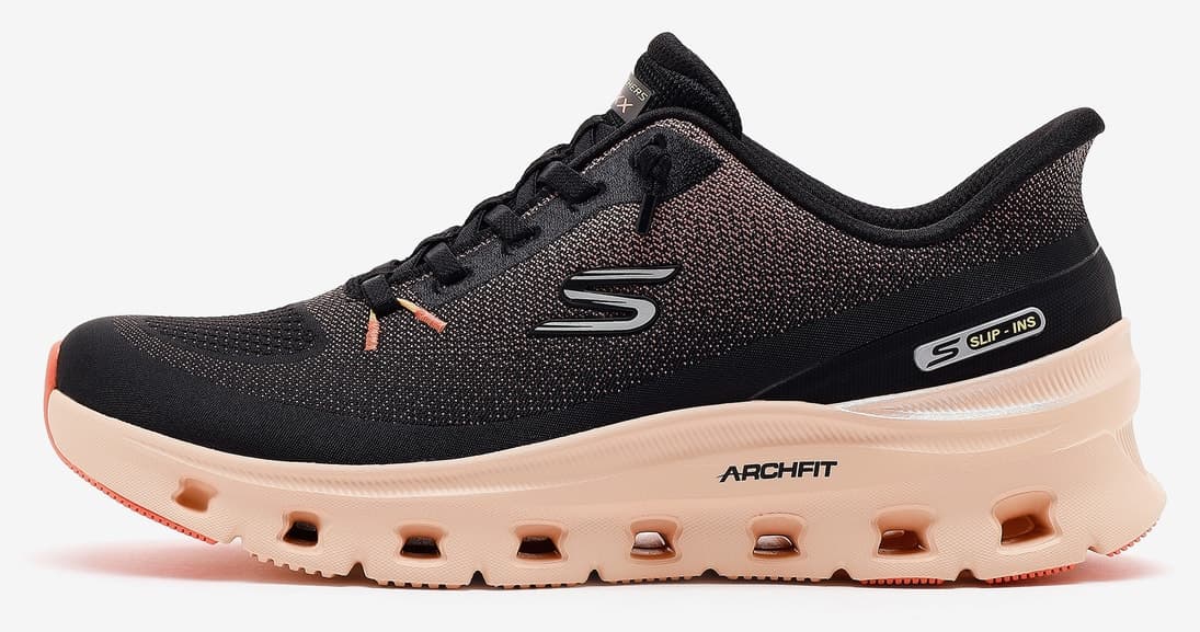 کفش ورزشی زنانه Skechers ARCH FIT GLIDE-STEP PRO مشکی مدل 150730 BKCL کفش ورزشی زنانه Skechers ARCH FIT GLIDE-STEP PRO مشکی مدل 150730 BKCL