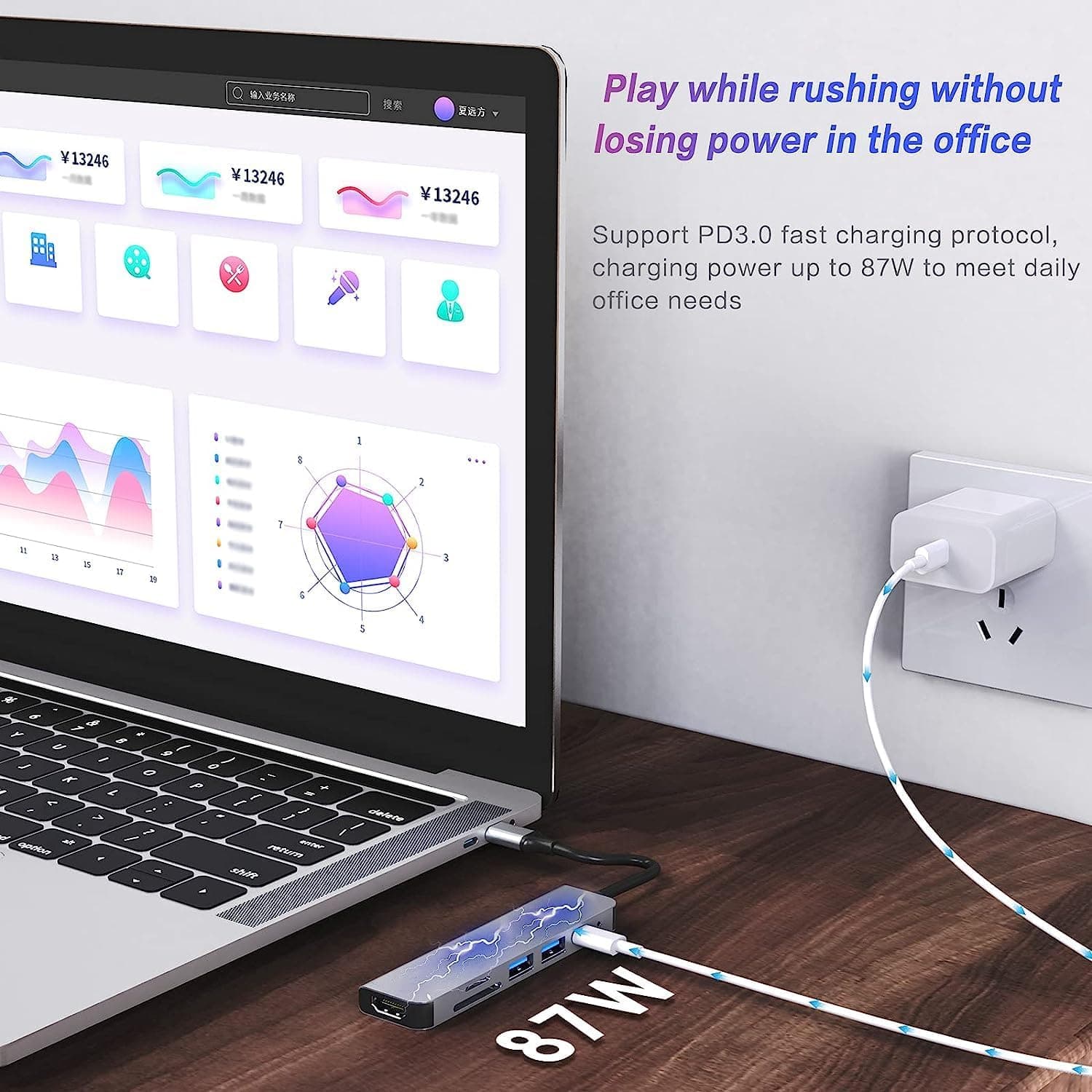 هاب USB C مدل SZPACMATE با خروجی HDMI ۴K و کارتخوان SD/TF هاب USB C مدل SZPACMATE با خروجی HDMI ۴K و کارتخوان SD/TF