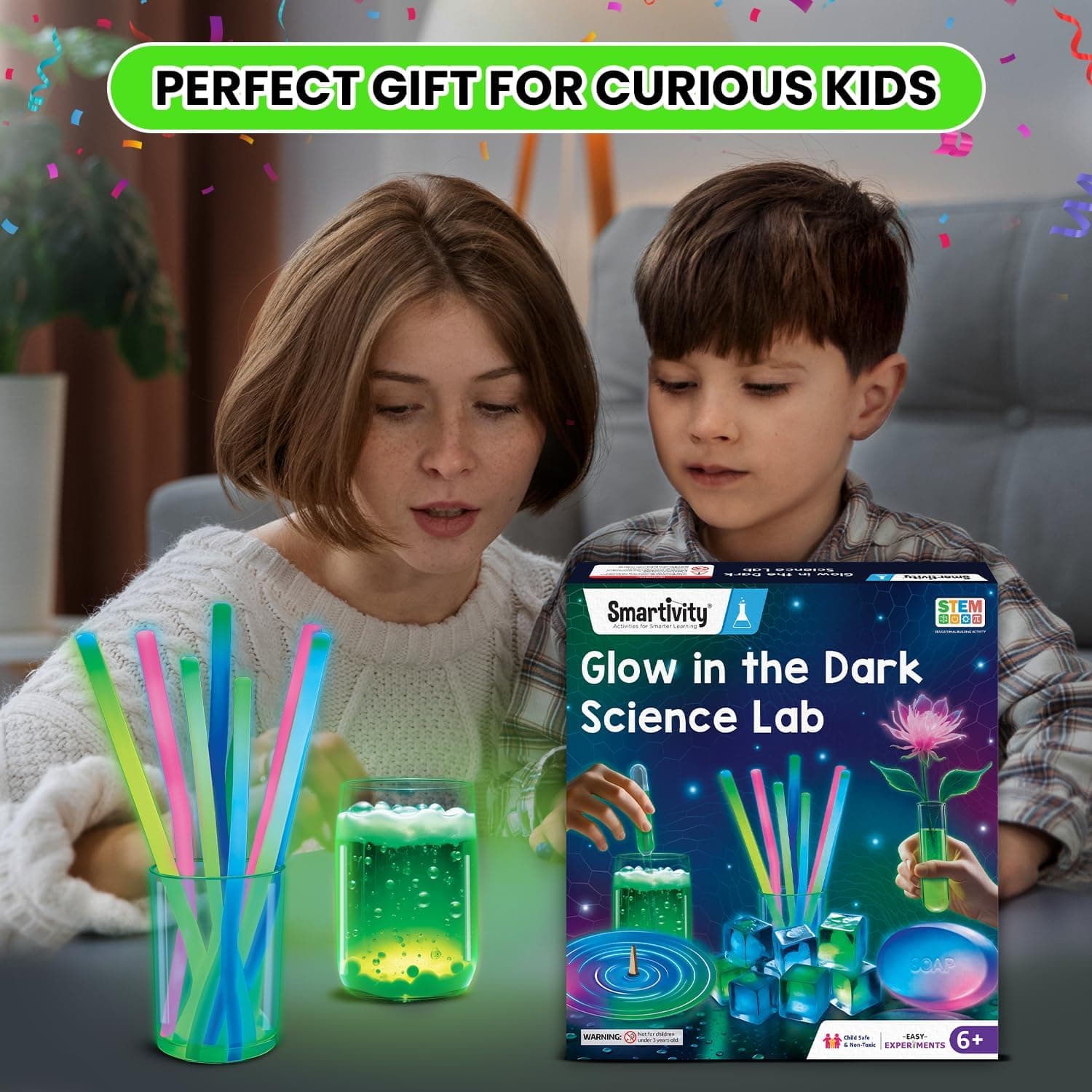 کیت علمی درخشانکننده کودک Smartivity مدل Glow Magic کیت علمی درخشانکننده کودک Smartivity مدل Glow Magic
