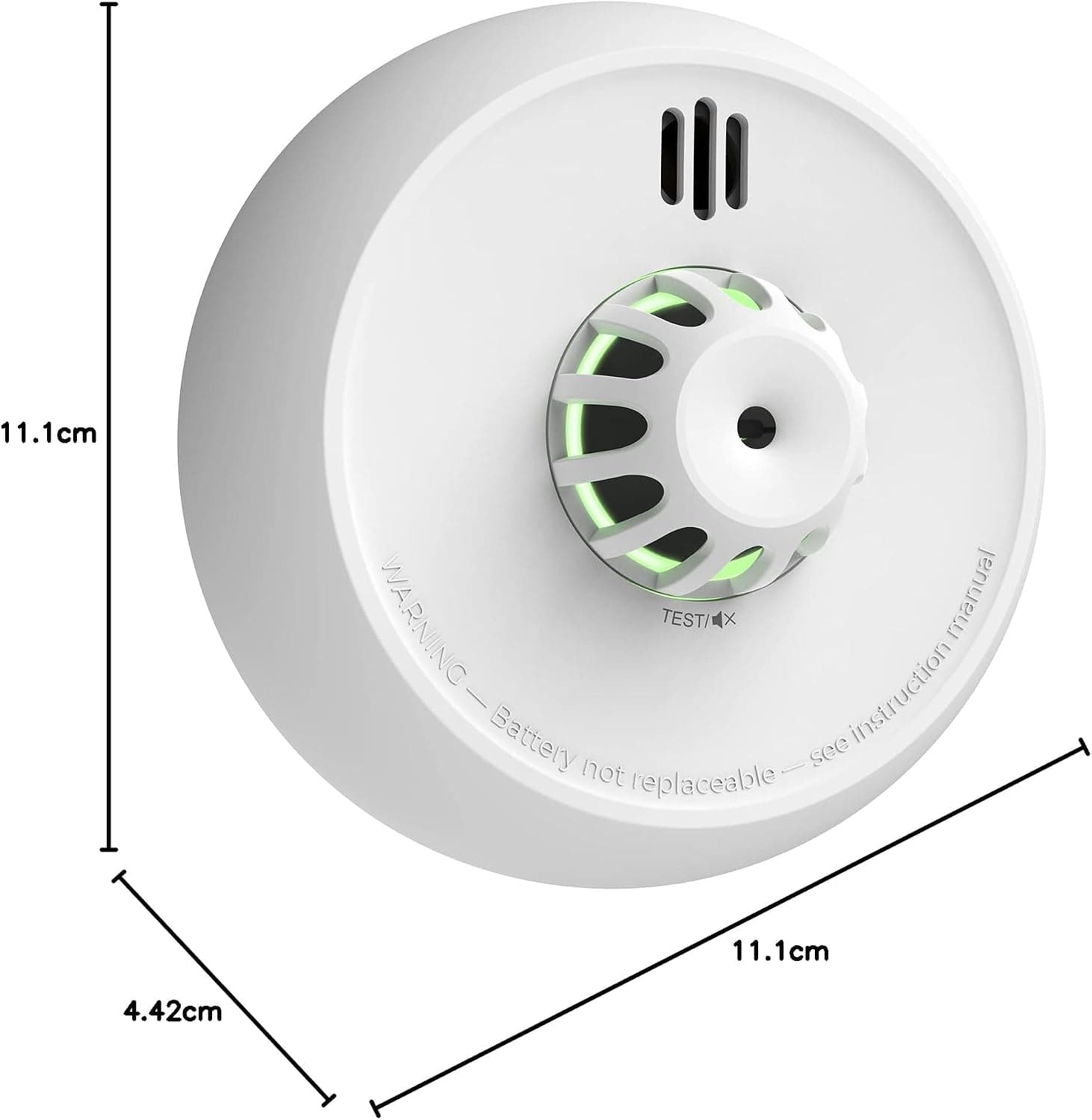 هشداردهنده حرارت Wi-Fi X-Sense با باتری مهرومومشده ۷ ساله مدل XH02-M، 1-Pack هشداردهنده حرارت Wi-Fi X-Sense با باتری مهرومومشده ۷ ساله مدل XH02-M، 1-Pack