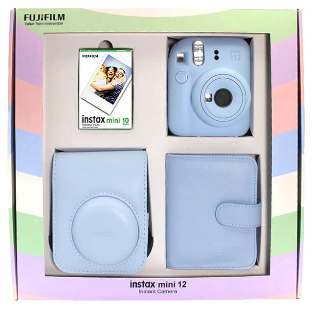 دوربین فوری Fujifilm Instax Mini 12 پک کیف، بند، باتری، آلبوم و ۱۰ فیلم دوربین فوری Fujifilm Instax Mini 12 پک کیف، بند، باتری، آلبوم و ۱۰ فیلم
