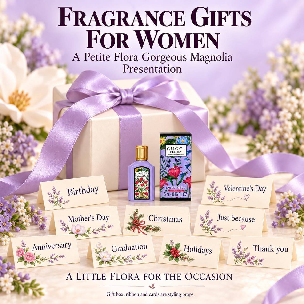 عطر زنانه Gucci EDP Flora Gorgeous Magnolia 5 ML عطر زنانه Gucci EDP Flora Gorgeous Magnolia 5 ML