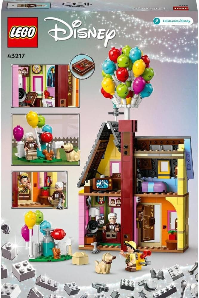 لگو Disney Pixar Up ساختنی خانه با بادکنک و فیگورهای کارل، راسل و داگ مدل 43217 لگو Disney Pixar Up ساختنی خانه با بادکنک و فیگورهای کارل، راسل و داگ مدل 43217