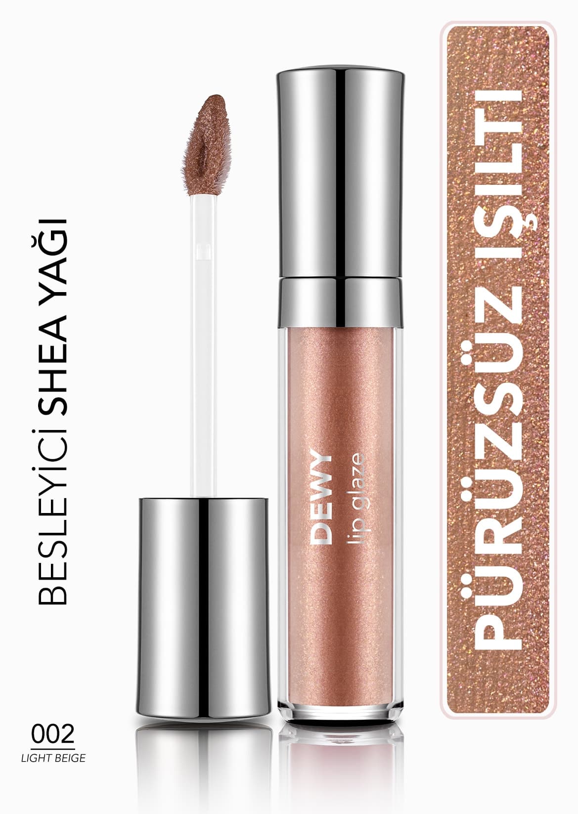براقکننده لب Flormar مدل Dewy Lip Glaze مرطوبکننده نیمهشفاف صورتی ملایم 014 براقکننده لب Flormar مدل Dewy Lip Glaze مرطوبکننده نیمهشفاف صورتی ملایم 014