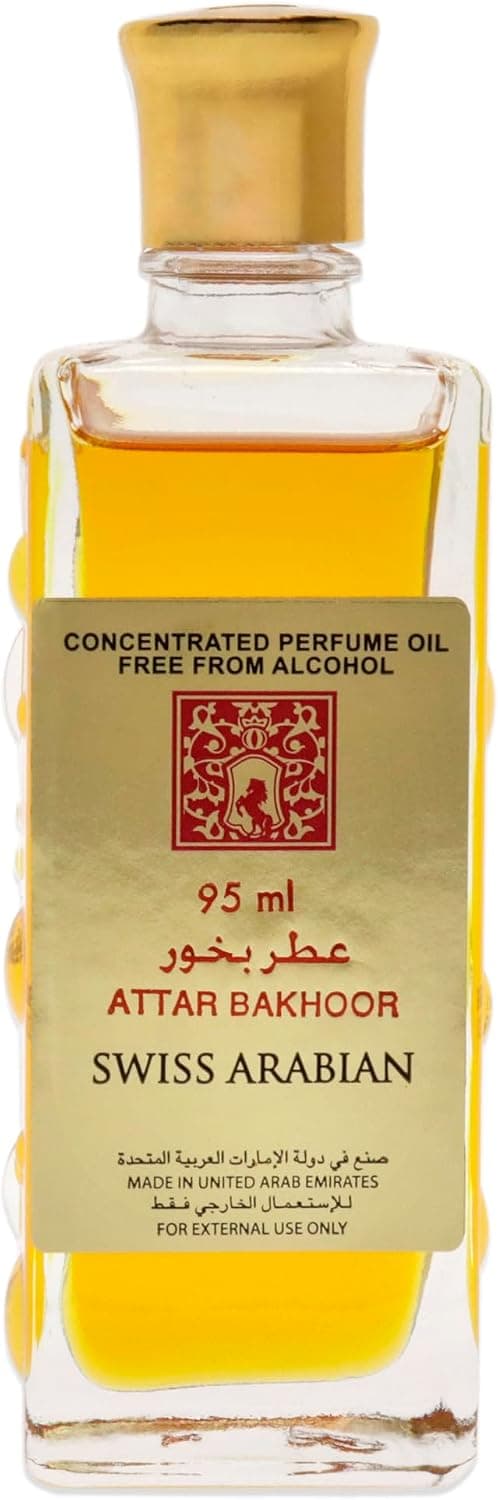 روغن عطر زنانه Swiss Arabian Attar Bakhoor 95ml روغن عطر زنانه Swiss Arabian Attar Bakhoor 95ml
