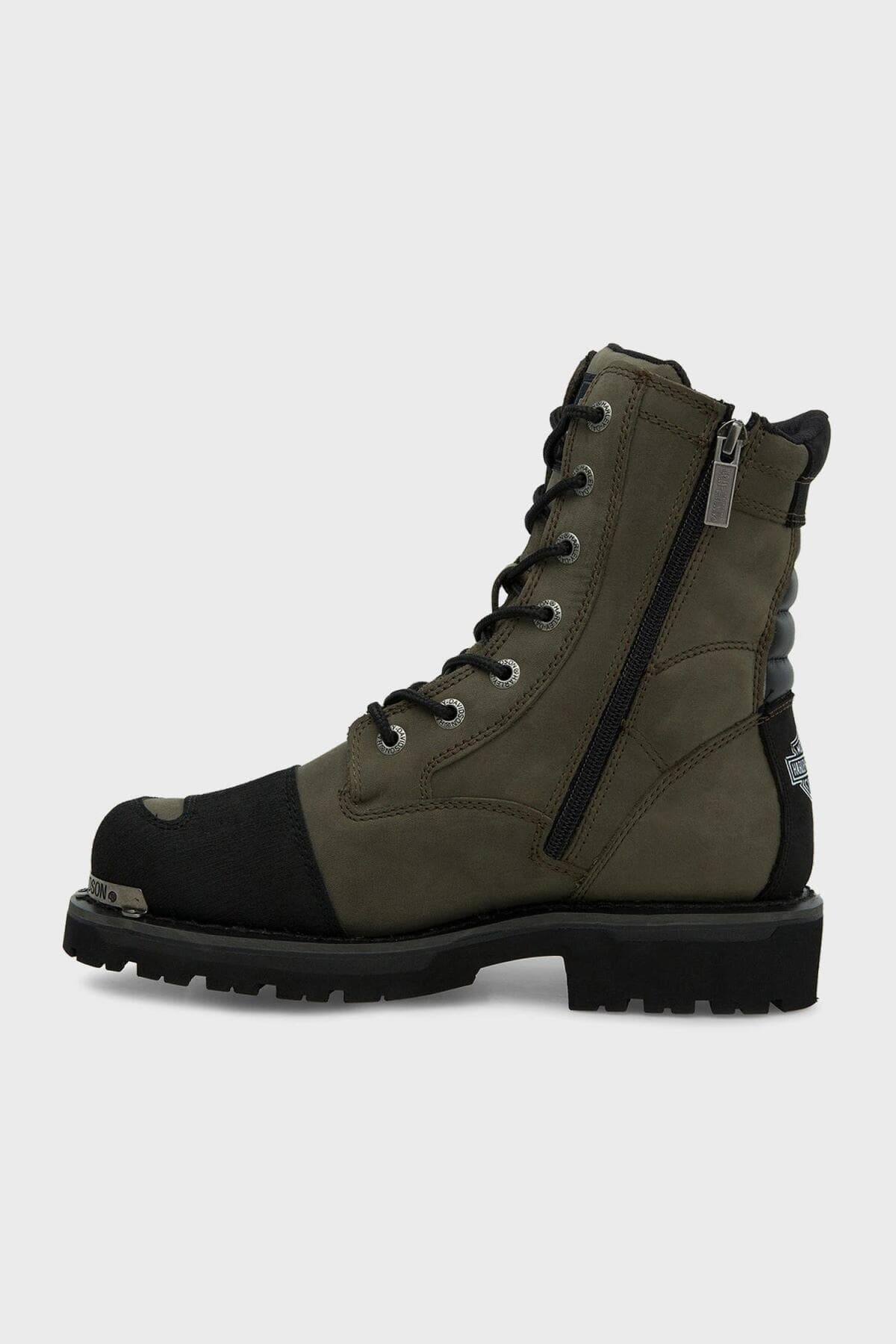 بوت مردانه Harley Davidson چرمی خاکی مدل Riddick 025m100552 بوت مردانه Harley Davidson چرمی خاکی مدل Riddick 025m100552