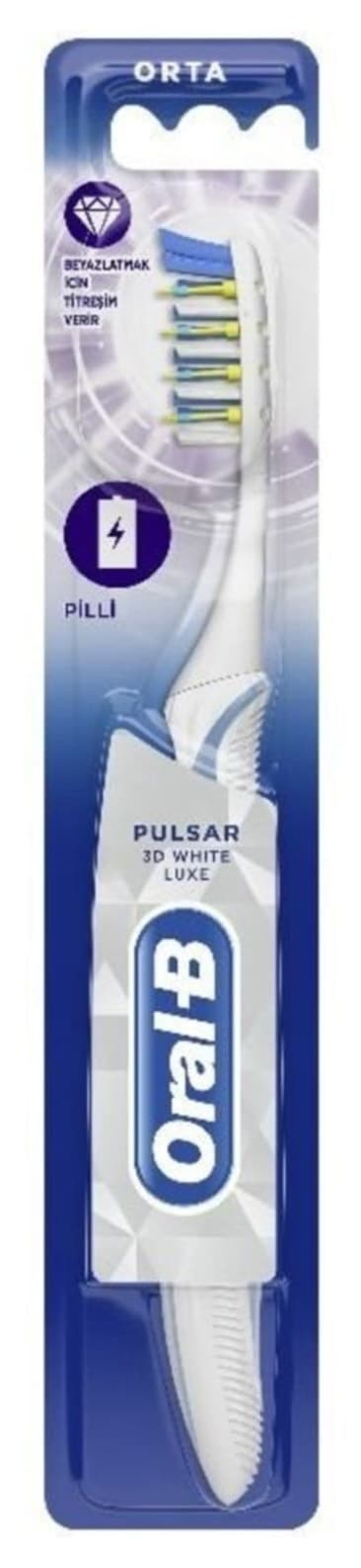 مسواک لرزشی Oral-B با سفیدکنندگی سه بعدی مدل Pulsar Luxe 35 با برس متوسط مسواک لرزشی Oral-B با سفیدکنندگی سه بعدی مدل Pulsar Luxe 35 با برس متوسط