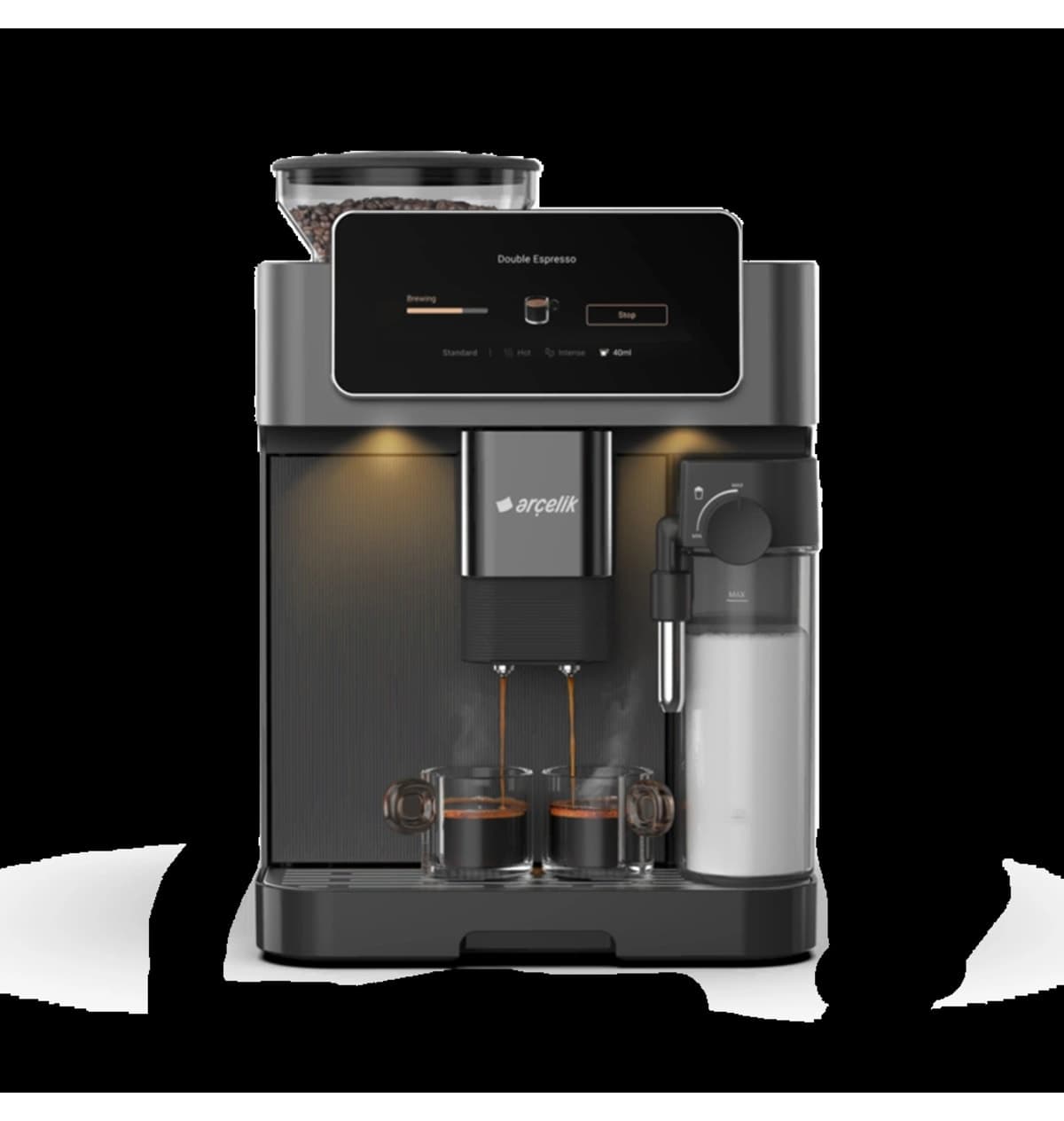 اسپرسوساز تماماتوماتیک Arçelik مدل EM 9595 Imperium Barista اسپرسوساز تماماتوماتیک Arçelik مدل EM 9595 Imperium Barista
