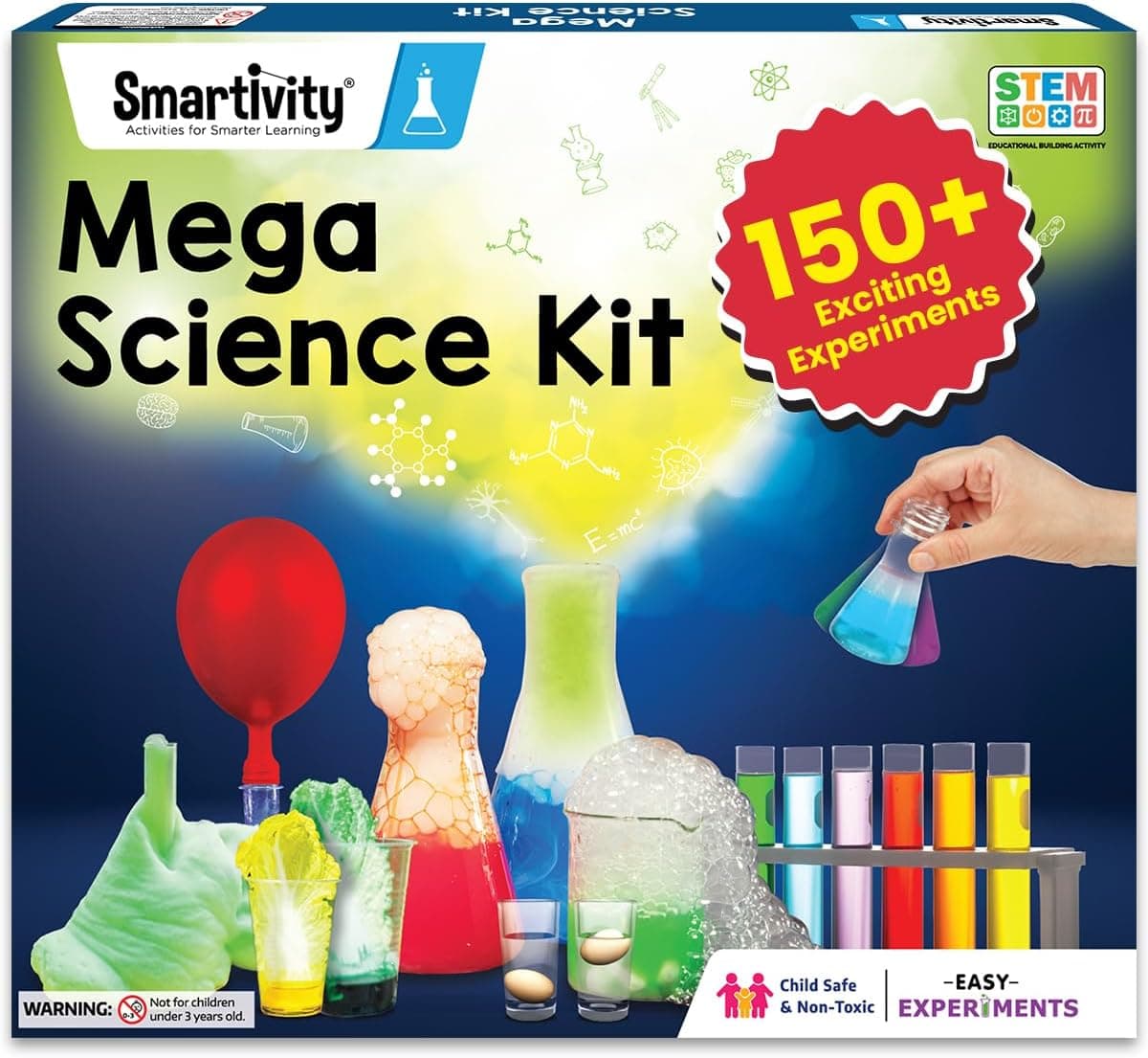 کیت آزمایشهای علمی کودکان Smartivity مدل Mega Science Kit کیت آزمایشهای علمی کودکان Smartivity مدل Mega Science Kit