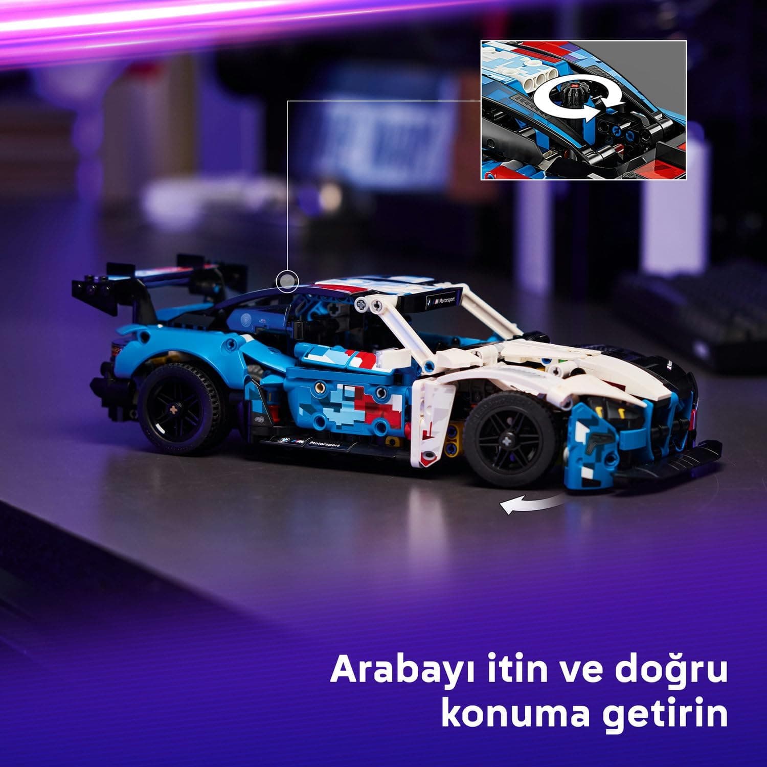لگو Technic BMW M4 GT3 EVO ماشین مسابقهای مدل 42226 لگو Technic BMW M4 GT3 EVO ماشین مسابقهای مدل 42226