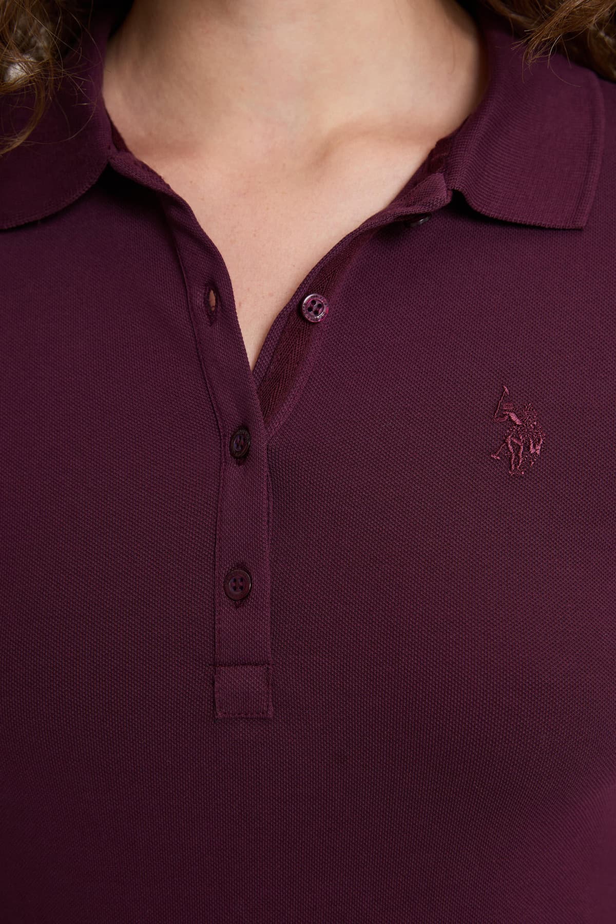 سوئیشرت زنانه U.S. Polo Assn. بیسیک زرشکی مدل 50326760-VR180 سوئیشرت زنانه U.S. Polo Assn. بیسیک زرشکی مدل 50326760-VR180