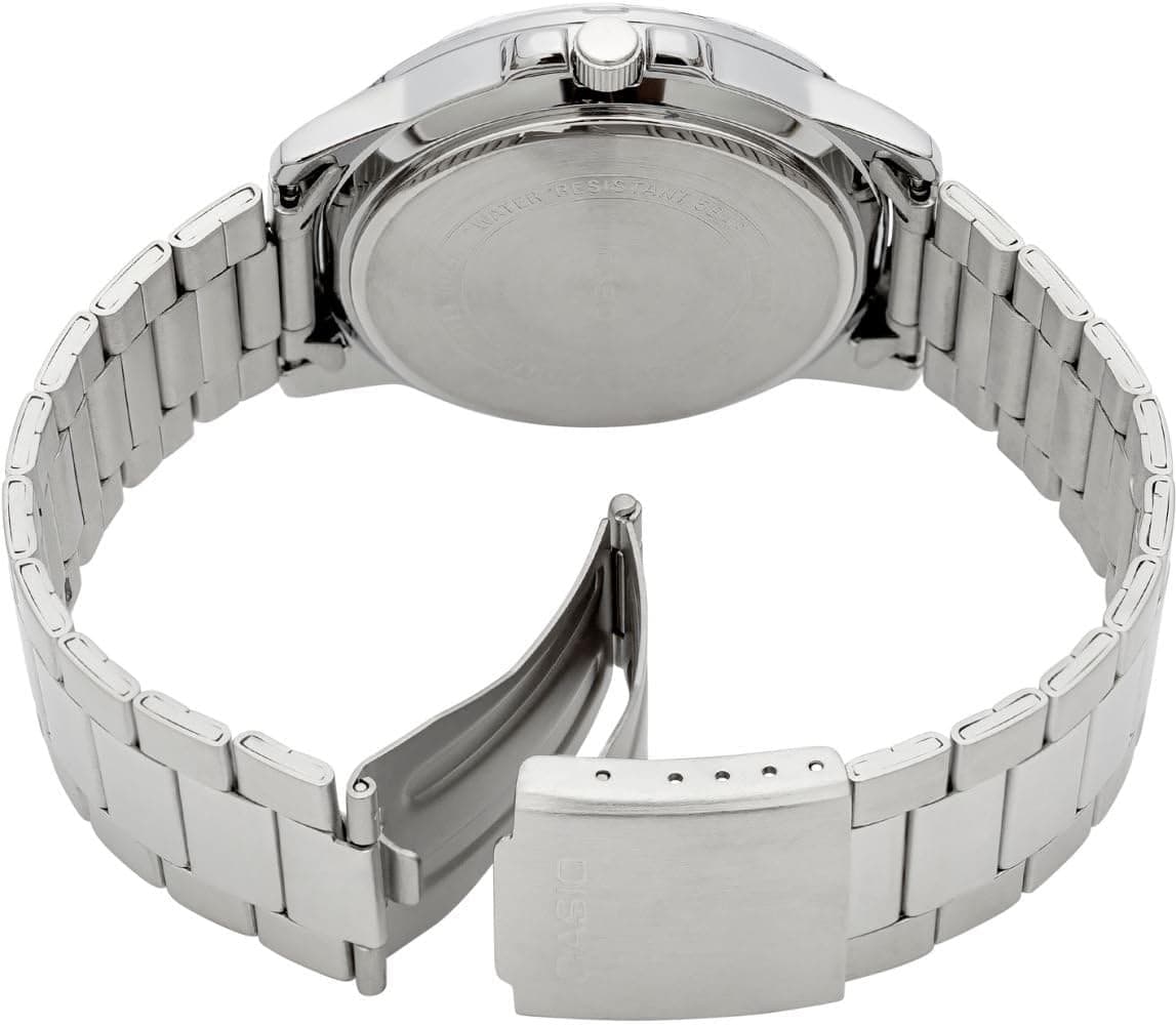 ساعت مچی مردانه Casio با صفحه آبی و بند نقرهای مدل MTP-VD01D-2EVUDF ساعت مچی مردانه Casio با صفحه آبی و بند نقرهای مدل MTP-VD01D-2EVUDF