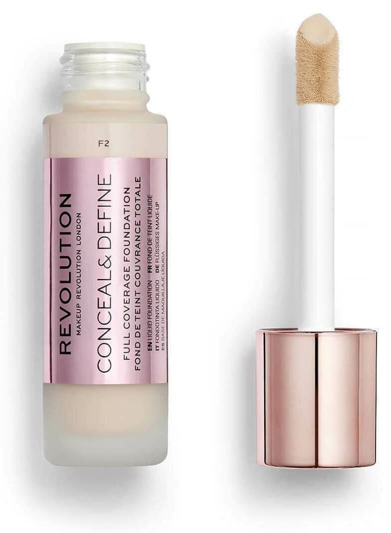 فوندیشن Revolution Conceal & Define مدل F2 فوندیشن Revolution Conceal & Define مدل F2
