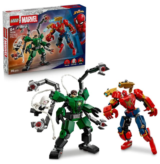 لگو 76338 Marvel 6+ سال نبرد رباتی Spider-Man در برابر Dr. Octopus (315P) لگو 76338 Marvel 6+ سال نبرد رباتی Spider-Man در برابر Dr. Octopus (315P)