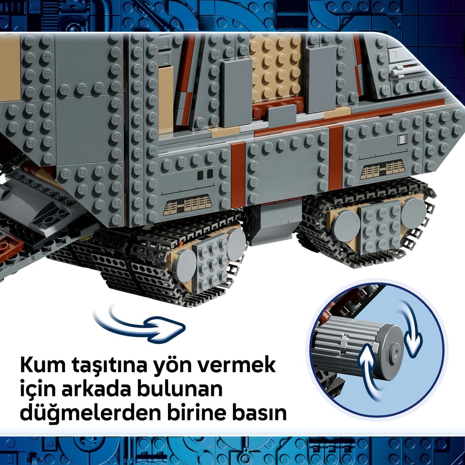 مهندسی LEGO Star Wars لگو وسیله نقلیه بیابانی و Mudhorn 75453 مهندسی LEGO Star Wars لگو وسیله نقلیه بیابانی و Mudhorn 75453