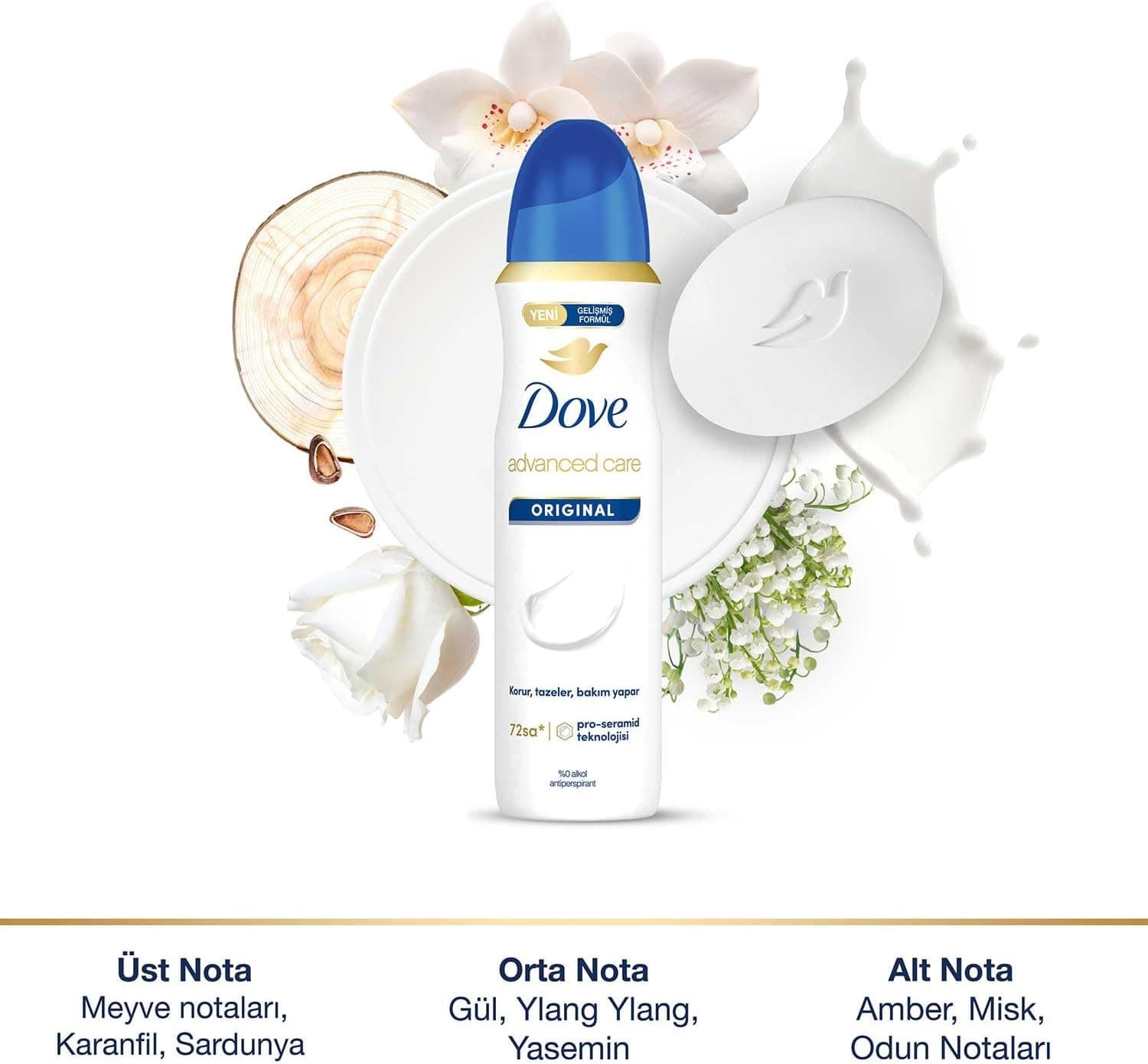 اسپری ضدتعریق Dove مدل Original حجم 150 ml اسپری ضدتعریق Dove مدل Original حجم 150 ml