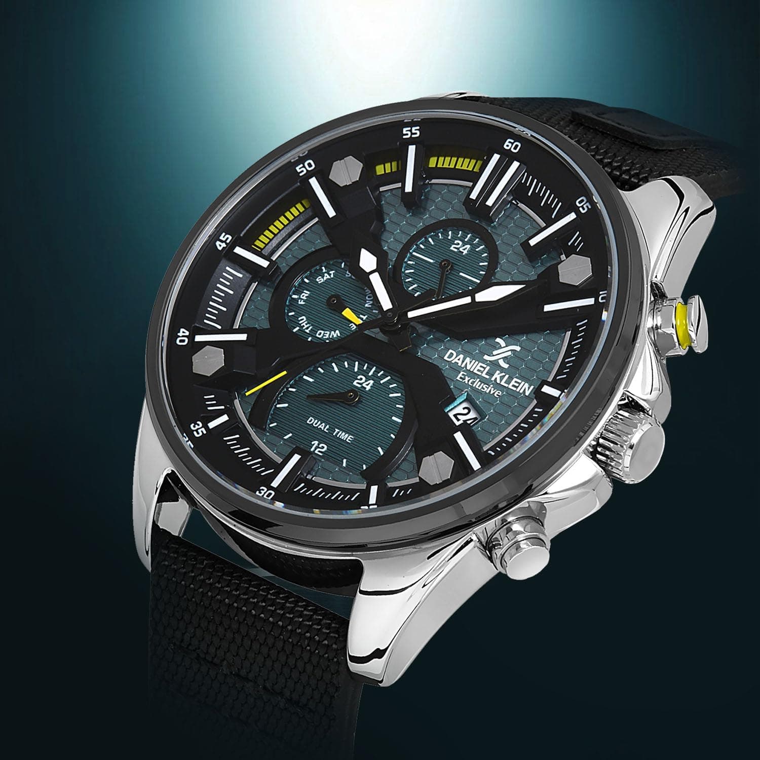 ساعت آنالوگ مردانه Daniel Klein Exclusive سبز صفحه مات ایندکس واقعی مدل DK.1.13386-4 ساعت آنالوگ مردانه Daniel Klein Exclusive سبز صفحه مات ایندکس واقعی مدل DK.1.13386-4