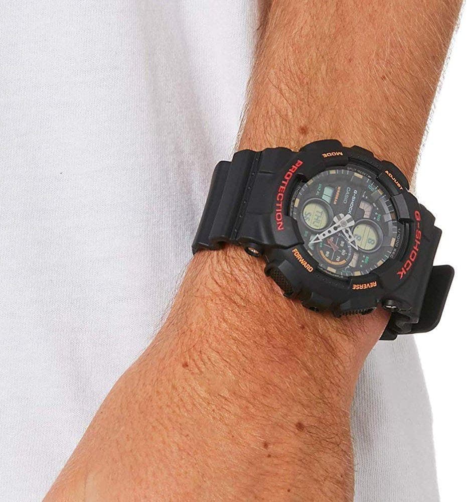 ساعت مچی مردانه Casio G-Shock آنالوگ-دیجیتال صفحه مشکی مدل GA-140-1A4DR (G976) ساعت مچی مردانه Casio G-Shock آنالوگ-دیجیتال صفحه مشکی مدل GA-140-1A4DR (G976)