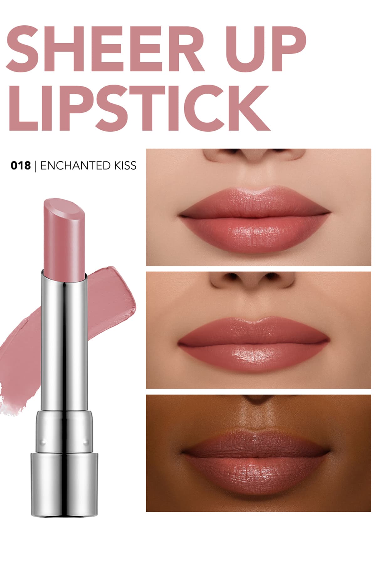 رژ لب مرطوبکننده براق Flormar Sheer up مدل 018 Enchanted Kiss رژ لب مرطوبکننده براق Flormar Sheer up مدل 018 Enchanted Kiss
