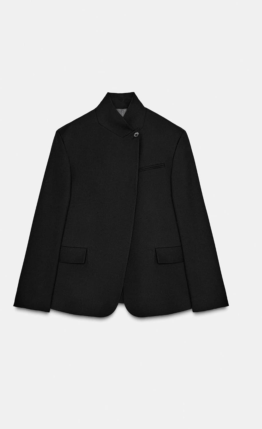 بلیزر مردانه ZARA پشمی ترکیبی مشکی سایز L ZW Collection بلیزر مردانه ZARA پشمی ترکیبی مشکی سایز L ZW Collection