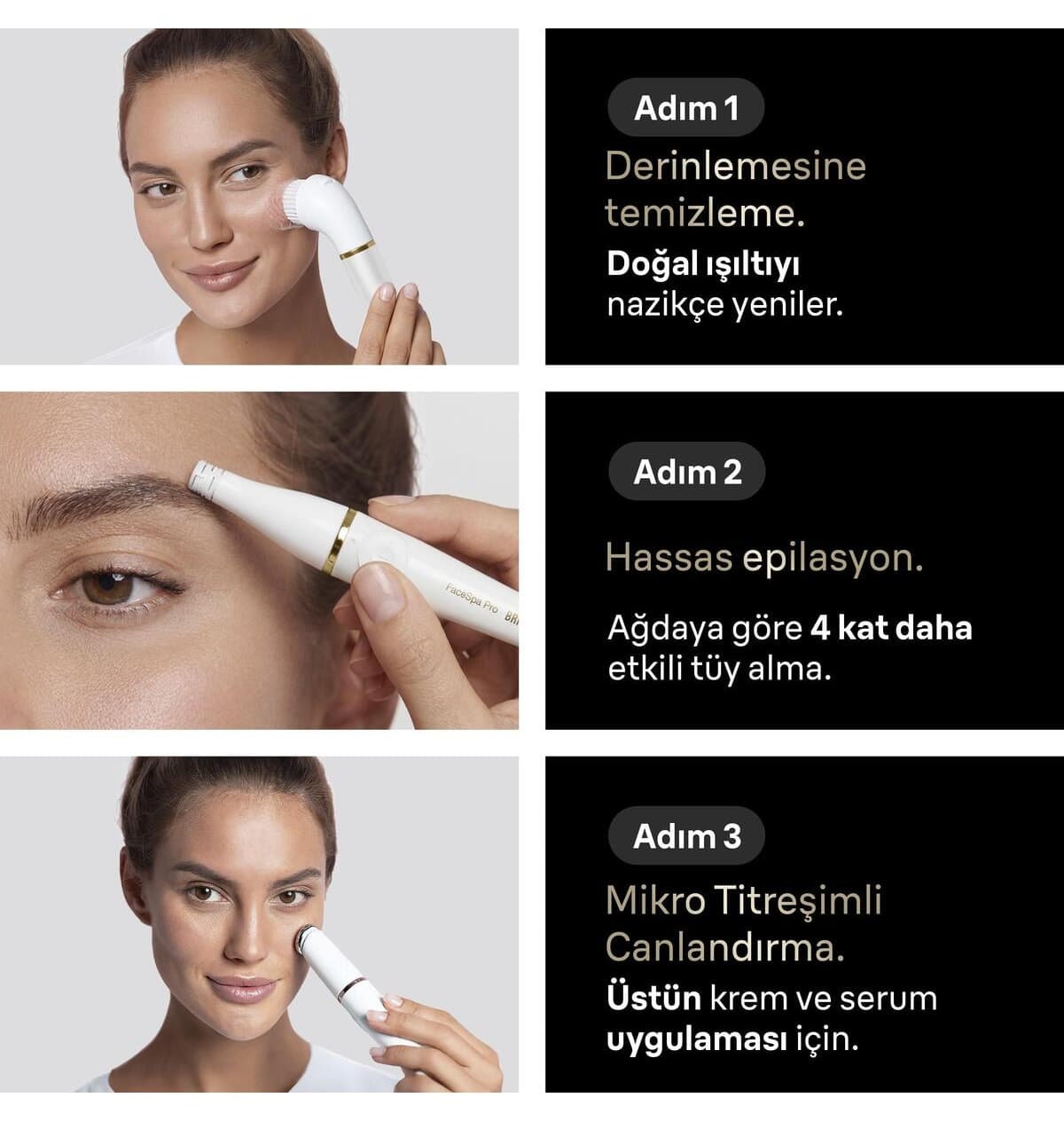 اپیلاتور صورت Braun FaceSpa Pro با ۳ سری اضافه مدل 911 اپیلاتور صورت Braun FaceSpa Pro با ۳ سری اضافه مدل 911