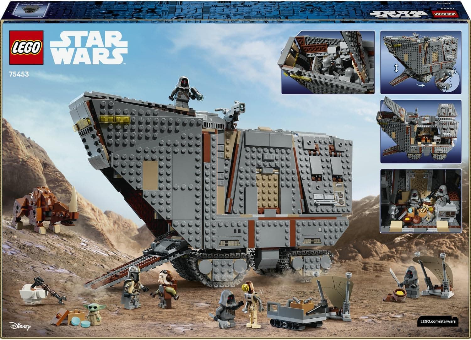 مهندسی LEGO Star Wars لگو وسیله نقلیه بیابانی و Mudhorn 75453 مهندسی LEGO Star Wars لگو وسیله نقلیه بیابانی و Mudhorn 75453