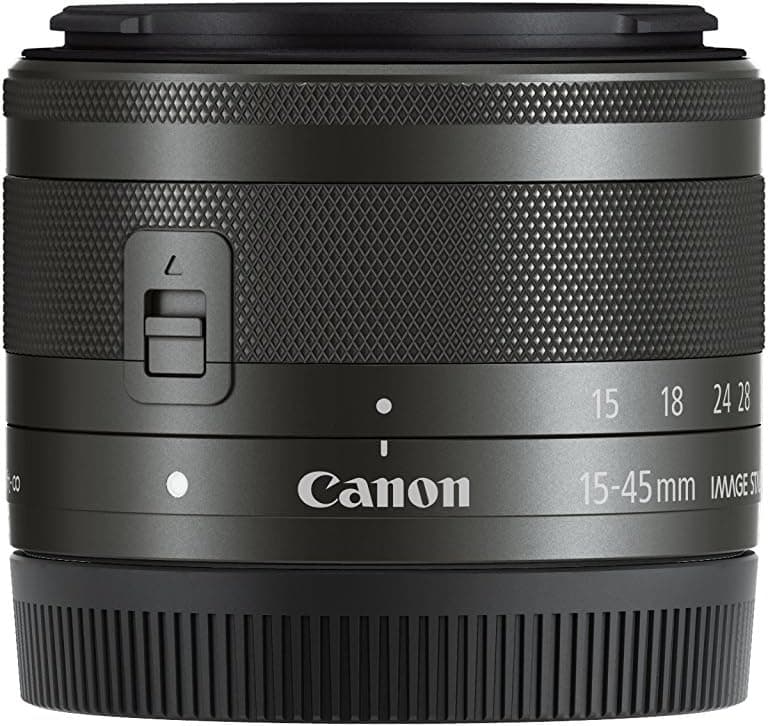 لنز Canon مدل CAN2580 با فاصله کانونی 15-45 میلیمتر EF-M خاکستری گرافیتی لنز Canon مدل CAN2580 با فاصله کانونی 15-45 میلیمتر EF-M خاکستری گرافیتی