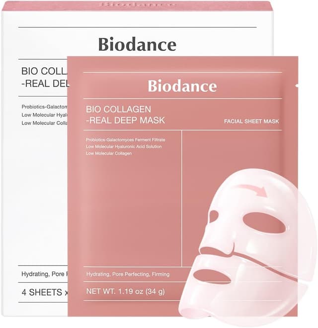 ماسک شب BIODANCE آبرسان Bio-Collagen Real Deep Mask 34g x4ea ماسک شب BIODANCE آبرسان Bio-Collagen Real Deep Mask 34g x4ea