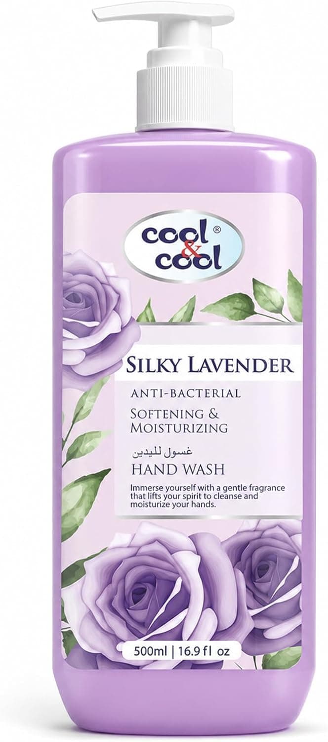 مایع دستشویی دوقلو Cool & Cool با رایحه Divine Essence و Exotic Bloom، آنتیباکتریال و نرمکننده پوست 500Ml x 2، 1Liter مایع دستشویی دوقلو Cool & Cool با رایحه Divine Essence و Exotic Bloom، آنتیباکتریال و نرمکننده پوست 500Ml x 2، 1Liter