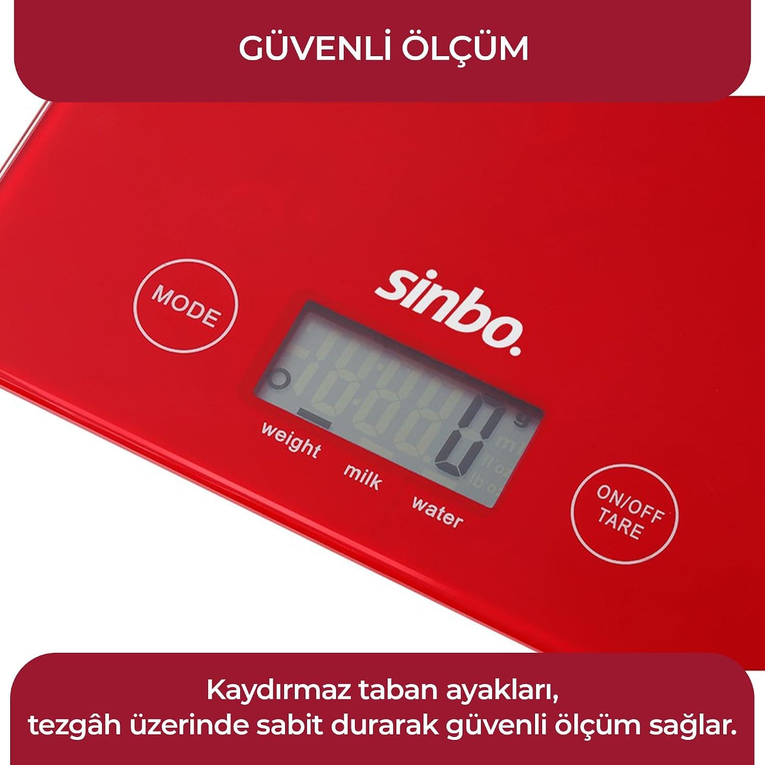 ترازو آشپزخانه دیجیتال Sinbo با دقت بالا ترازو آشپزخانه دیجیتال Sinbo با دقت بالا