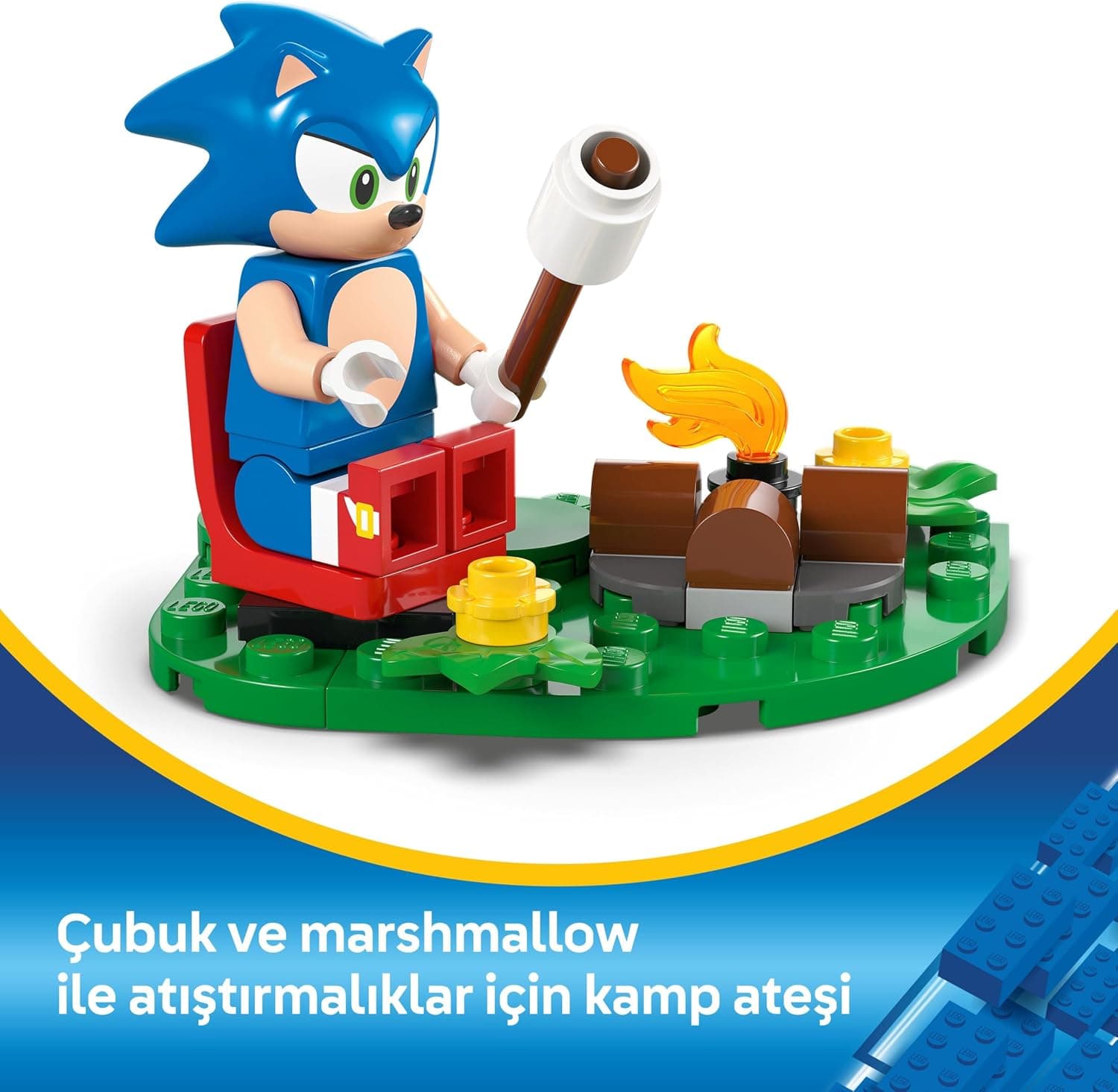 لگو Sonic The Hedgehog نبرد کنار آتش مدل 77001 لگو Sonic The Hedgehog نبرد کنار آتش مدل 77001