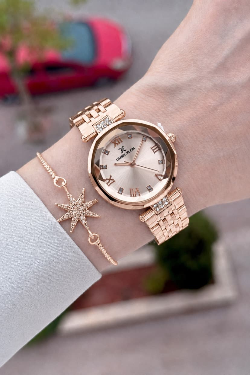 ساعت مچی زنانه Daniel Klein رنگ رز 31 mm ساعت مچی زنانه Daniel Klein رنگ رز 31 mm