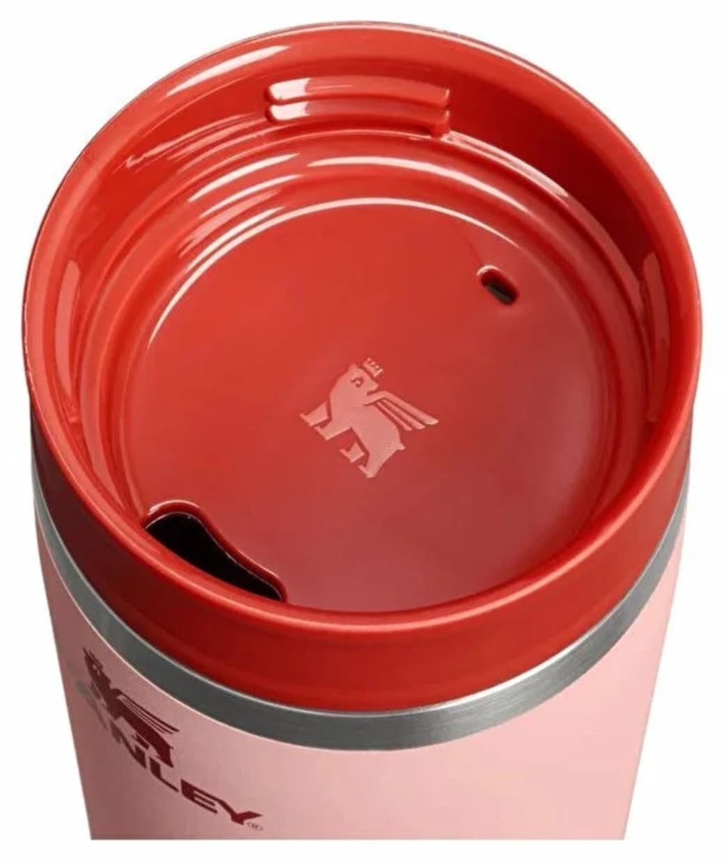 ماگ سفری Stanley Cafe-To-Go 0.35L / 12oz رنگ گل هلویی ماگ سفری Stanley Cafe-To-Go 0.35L / 12oz رنگ گل هلویی